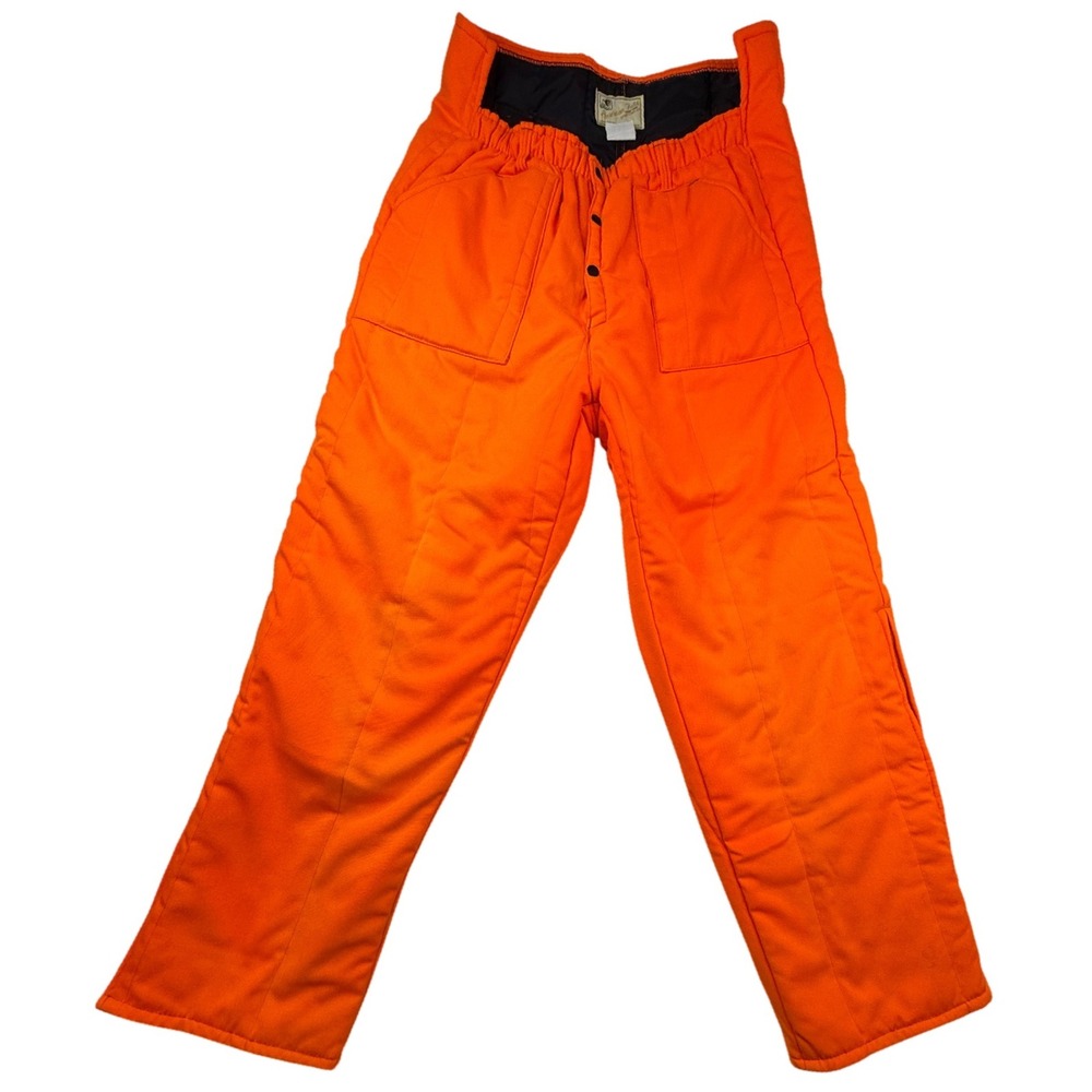 VTG American Field Hunting Pants Orange XL  USA  - knee spots‎ and minor fading